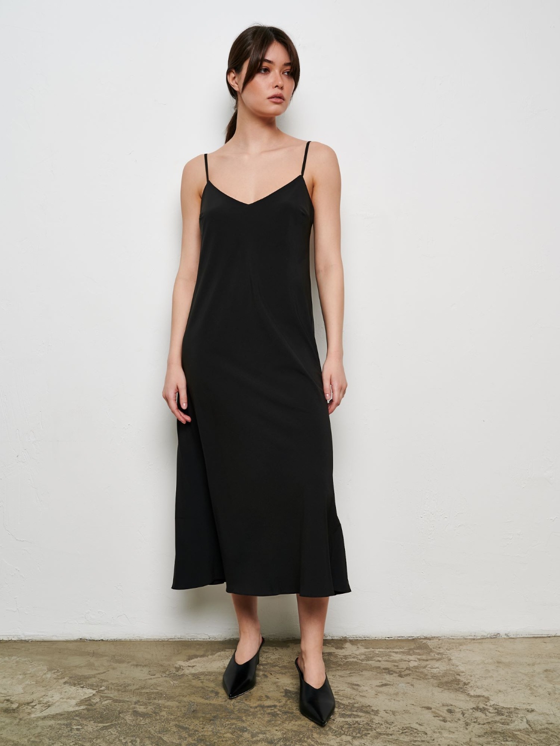 Платье-комбинация SUMMER'22 (Черный, L, 00289)