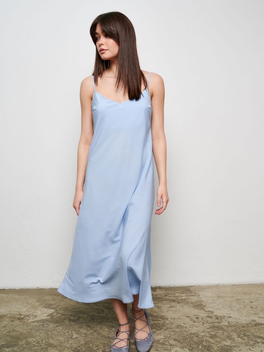 Платье-комбинация SUMMER'22 (Голубой, S, 00285)