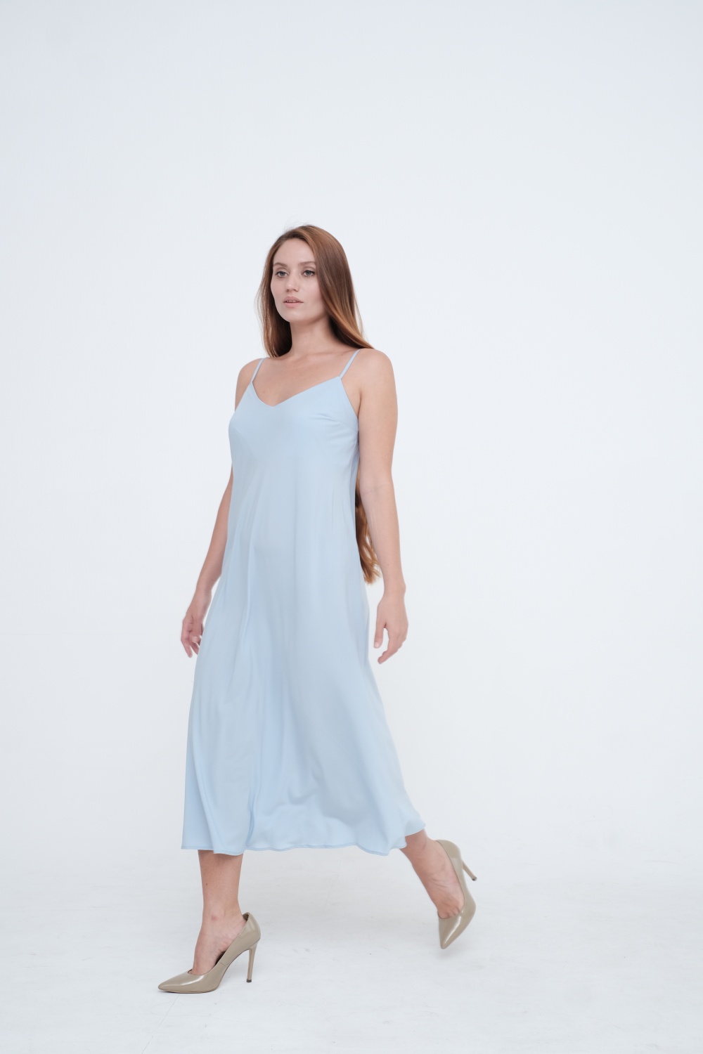 Платье-комбинация SUMMER'22 (Голубой, L, 00283)