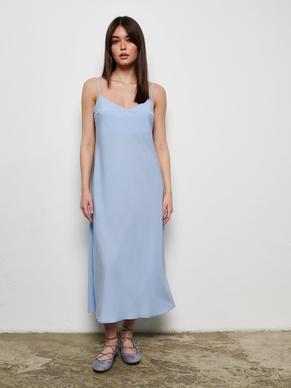Платье-комбинация SUMMER'22 (Голубой, L, 00283)