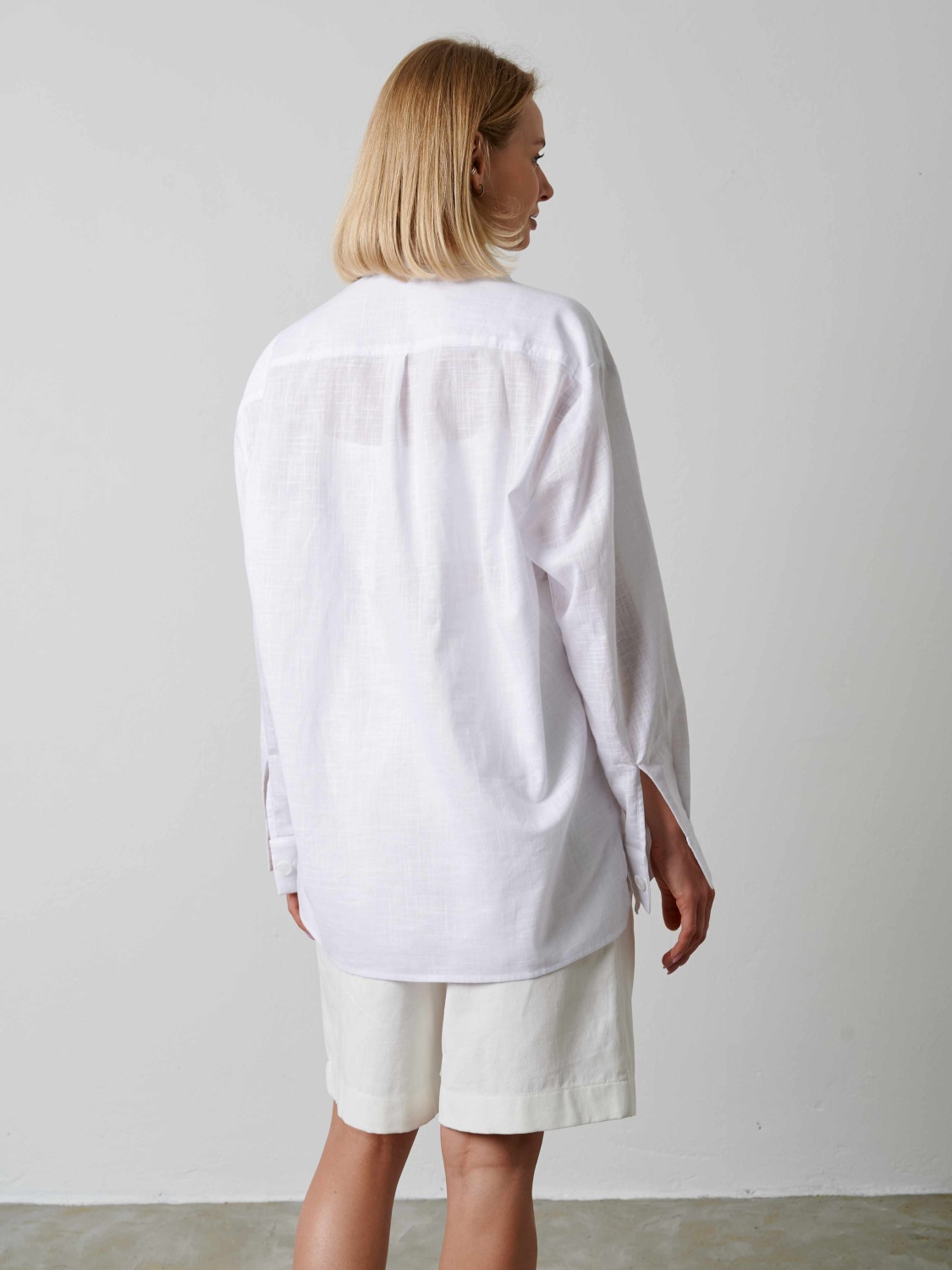 Рубашка базовая LёN (M/L, Белый)