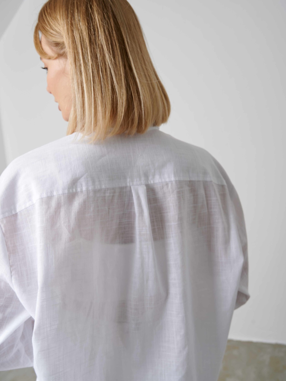 Рубашка базовая LёN (XS/S, Белый)