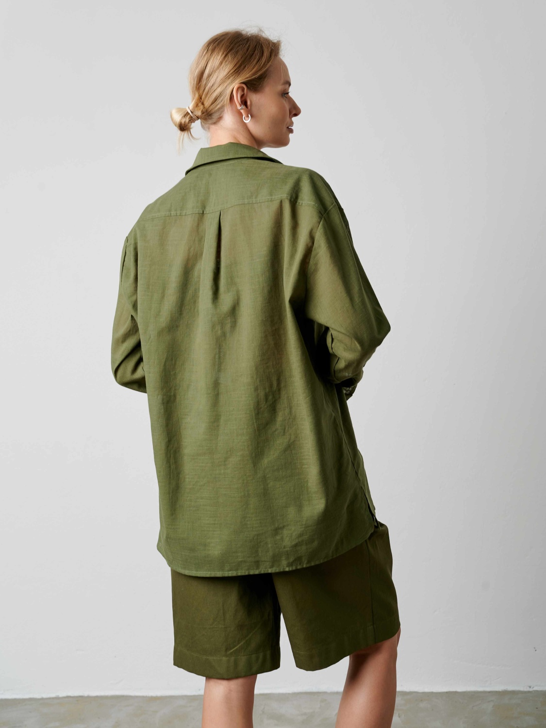 Рубашка базовая LёN (M/L, Зеленый)